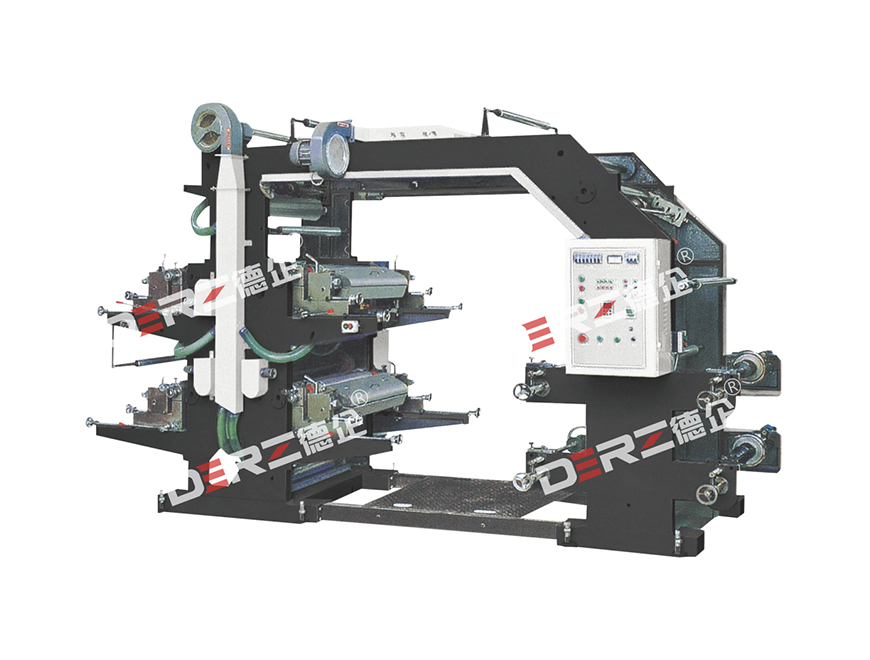 Stack Type Four-colors high speed flexographic priting machine