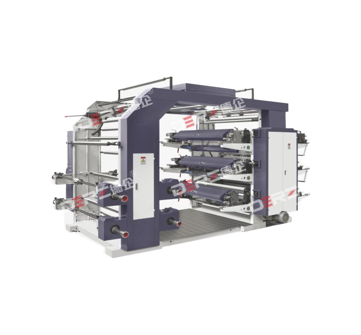 DZTB6-600/800/1000 Stack Type Six-Colors High SpeedFlexographic Printing Machine